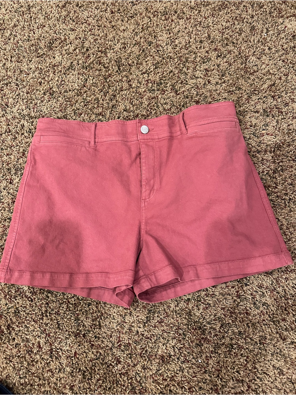 Women’s High-Rise Pink Denim Shorts